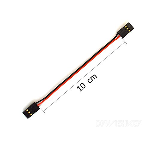 Cables de conexión para servo de 100 mm con terminales macho a macho en pack de 10 3