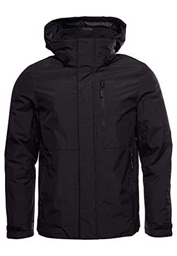 Superdry Herren Hurricane Jacke Schwarz L
