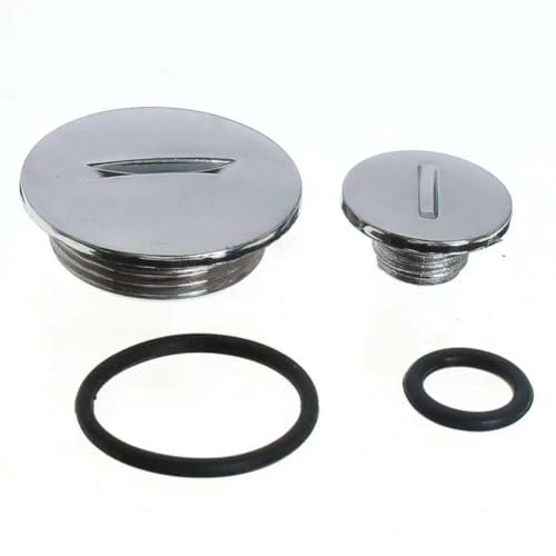 Small Round Trim Cap AB Viewport Cap Screw Cap For 50-110CC ATV Engine Left Side Compatible With Automotive Motorcycle Parts