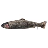 Fonctionnalité polyvalente : agréable comme coussin, ou accent décoratif, s'adapte à utilisations dans votre maison ou votre bureau, poupée en peluche de poisson unique, de poisson en peluche
