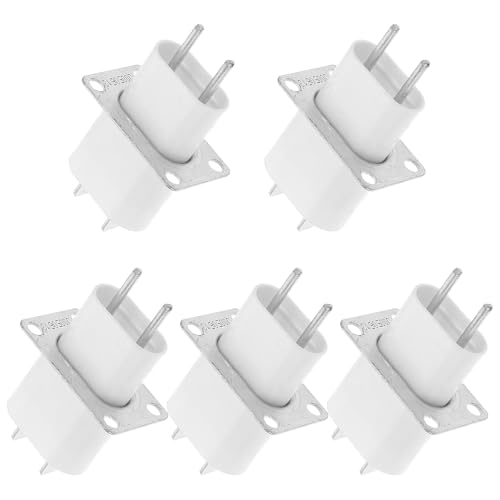 Gadpiparty 5 piezas Conectores de Filamento para Horno Microondas Zócalos de Terminales con Capacitor Pasante Accesorio para Reparación y Suministro de Microondas