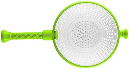 Miniatura 5 de Escurridor de ensalada fácil de usar  Escurridor de lechuga  Colador con mango plegable  Colador  Escurridor de lavadora y secadora  Multiuso