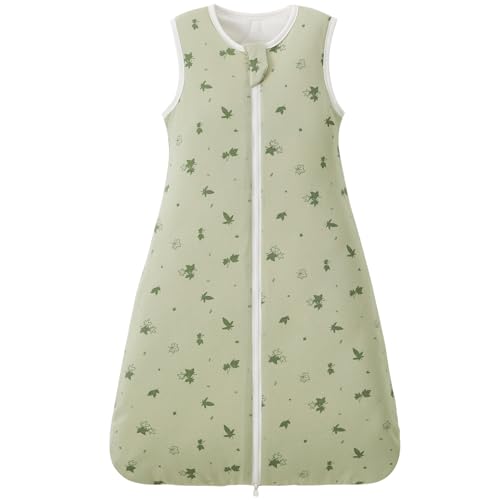 Image of Super Soft 1.5 TOG Sleep Sack, 100% Cotton All Season Warm Baby Wearable Blanket for 18-36 Months, Maples, Size L