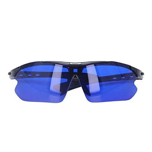 Golf Ball Finder Glasses, Polarised Sports Sunglasses Sports Style with Blue Lens and Storage Bag, Golf Sunglasses, Golf Ball Finder Glasses for Men, Women, Golf Gifts