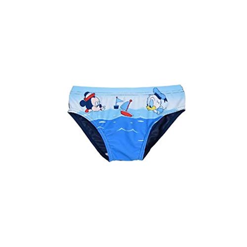 Mickey Mouse Costume da Mare Ufficiale Disney Bambino Slip Piscina 3120 Blue Marine 24 Mesi