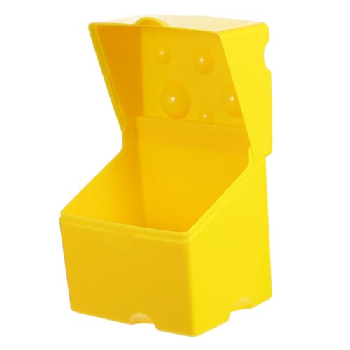 JECOMPRIS Contenedor de Almacenamiento de Queso Plástico con Tapa para Refrigerador Caja de Queso Sliced Cheese para Conservación de Sabores y Organización