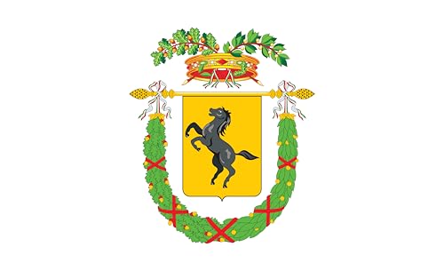 Drapeau de Naples Armoiries grand format résistant aux déchirures pour extérieur