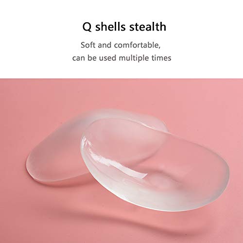 Wieysdoo Shoulder Pads Silicone Soft Anti-Slip Self Adhesive Invisible Shoulder Push-up Pads Adhesive Shoulder Enhancer for Woman Man
