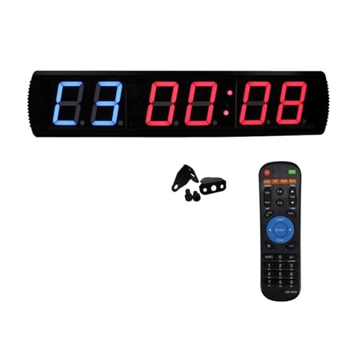 Temporizador digital deportivo 4 pulgadas aluminio azul miniatura 3