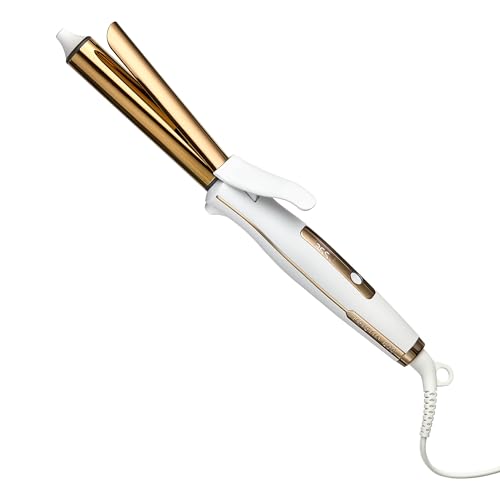 Kristin Ess Hair 1 Inch Titanium Curling Iron for Beach Waves, Small to Medium Curls for Short Hair,...