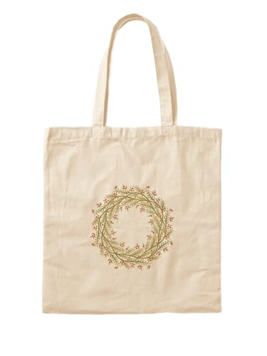 Sac fourre-tout couronne d hiver pour le shopping et le marché