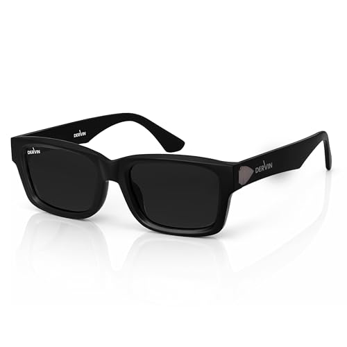 Image of Dervin UV Protection Polarized Rectangular Sunglasses for Men and Women
