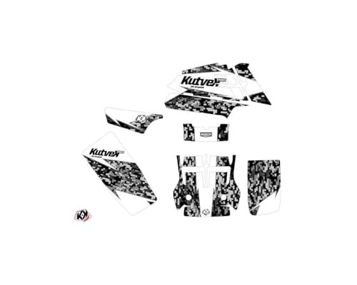 Kit deco quad Predator blanco para Yamaha Banshee de los años 1987 a 2023 2