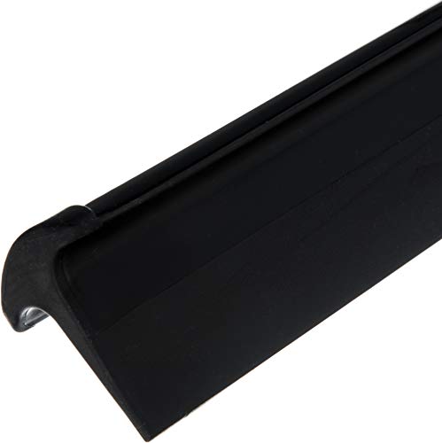 Image of SPARTA 3656803 Plastic Floor Squeegee, Shower Squeegee, Heavy Duty Squeegee With Rubber Blade For Windows, Glass, Shower Doors, Floors, Windshields, 24 Inches, Black