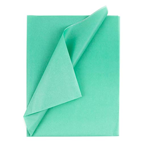 Turquoise Tissue Paper for Gift Wrapping Bulk - 100 Sheets 19.6  x 26  - Gift Wrap Tissue Paper for Shipping - Gift Tissue Paper Bulk - Gift Paper Tissue - Wrapping Tissue Paper