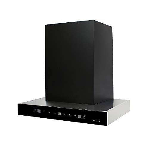 Image of Faber 60 cm 1350 m /hr Auto-Clean box-type Kitchen Chimney (HOOD JUPITER HC SC BK 60, Filterless technology, Touch Control, Black)
