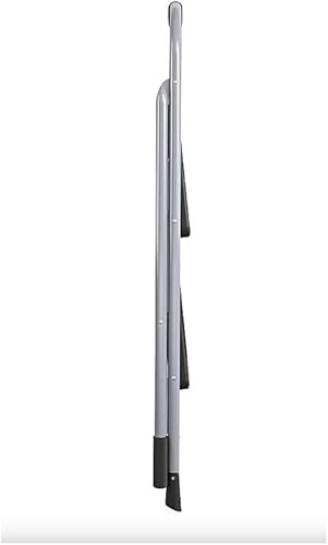 Miniatura 5 de Cosco 11308PBL1E Taburete plegable de 2 escalones, 200 libras, 22 pulgadas de extensión, negro/gris