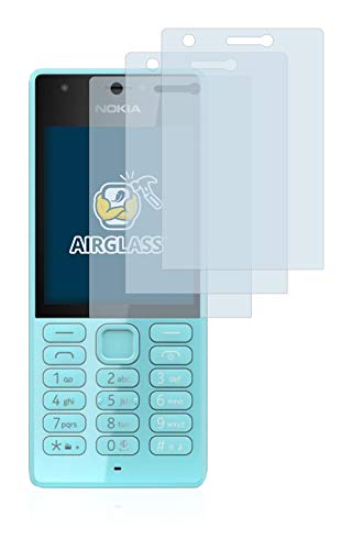 BROTECT Panzerglasfolie für Nokia 216 (3 Stück) Schutzglas Schutzfolie [Extrem Kratzfest 9H, Anti-Fingerprint, Ultra-Transparent]