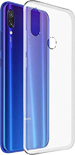 Image of Dashmesh Shopping� Back Cover with Bumper Corners for Xiaomi Redmi 7 / Redmi Y3 Anti-Shock Flexible Transparent Crystal Clear Protective Shockproof Hybrid Protection
