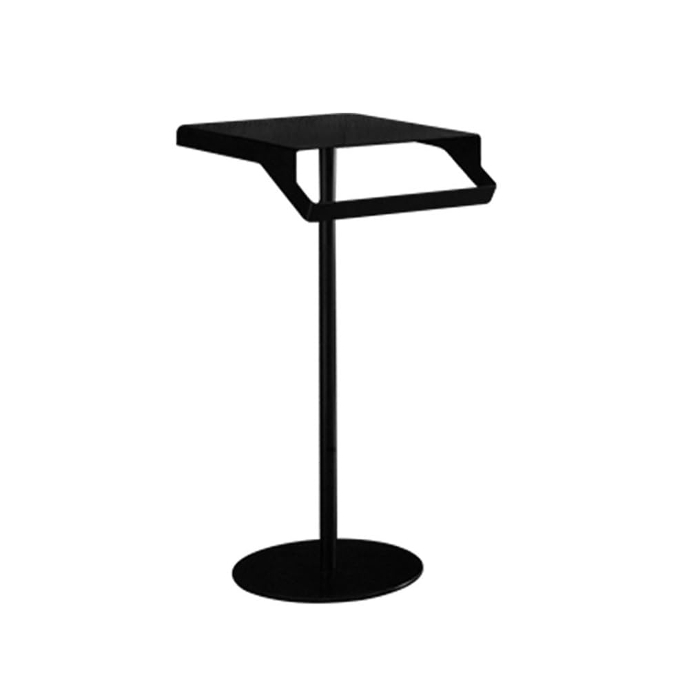 towel rail Bathroom Vertical Towel Rack Stainless Steel Punch-free Floor-standing Storage Bathtub Side(Black)