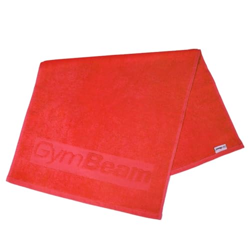 GymBeam Asciugamani Palestra 50x90 cm, Asciugamano Palestra, 100% Cotone, Antibatterico, Antistatico, Assorbente, Asciugatura Rapida, Morbido e Duraturo, (Arancione)