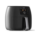 Philips Premium Airfryer XXL with Fat Removal Technology, 3lb/7qt, Black, HD9650/96, Black (Renewed)