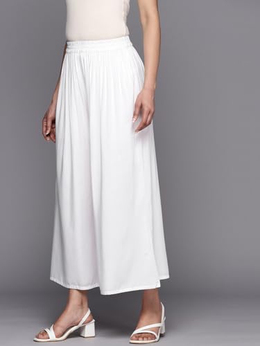 Image of Libas Solid Viscose Palazzo