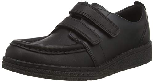 Clarks M.Dip Bright K, Zapatillas Niños, Negro (Black Leather Black Leather), 28 EU