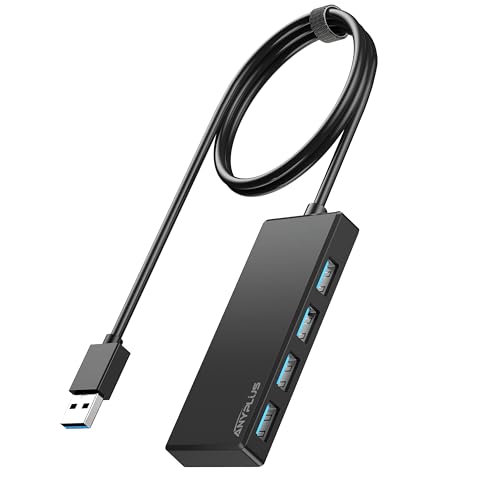 ANYPLUS USB Hub 2ft USB 3.0 Multiport Adapter
