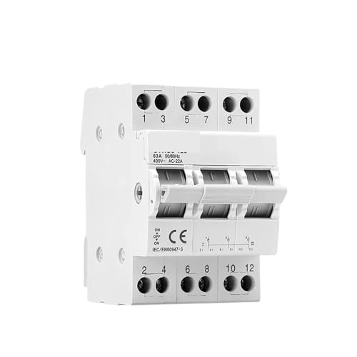 Interruttore di trasferimento di potenza doppio 1P~4P 40A 100A Interruttore di interblocco Interruttore di commutazione modulare(1P,100A)