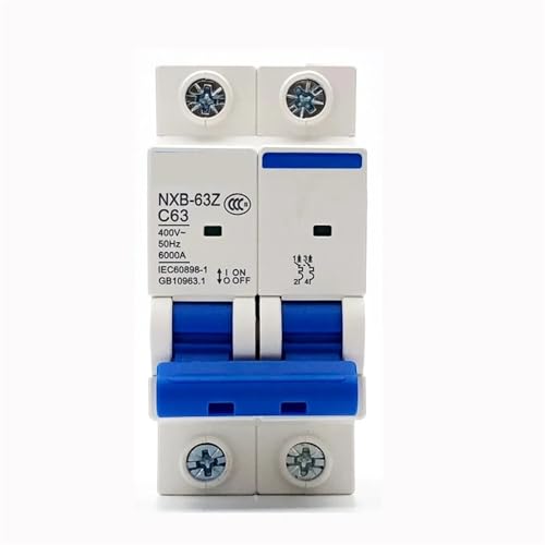 MCB DZ47 NXB-63 disjoncteur type D 6A pour éviter les coupures intempestives