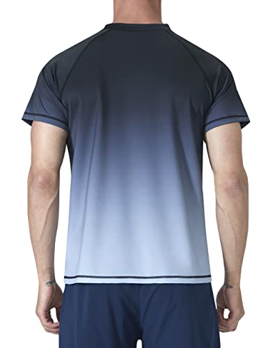 Mens Swim Shirts UPF 50+ Sun Protection Quick Dry SPF Rash Guard Outdoor Beach Fishing T Shirts2
