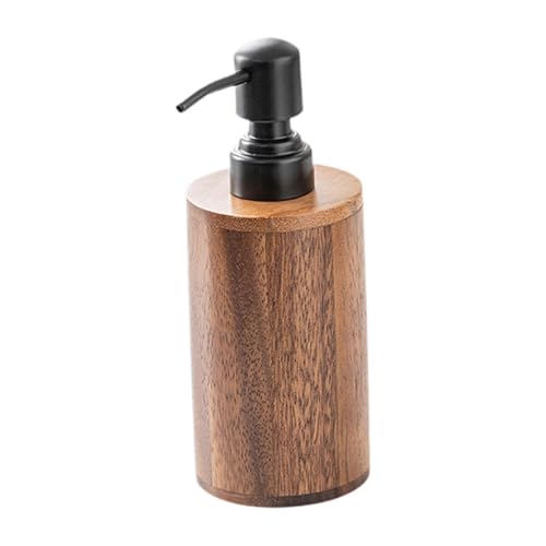 Bvdfgk Dispensador de jabón de madera con bomba vacía, sencillo, para el hogar, la cocina, el fregadero y el hotel, Pequeño