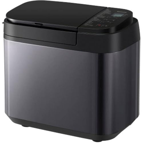 Panasonic SD-YR2540 Machine à pain, avec 32 programmes, 14 programmes automatiques, distributeur de levure, cuisson sans gluten, minuterie, gris foncé