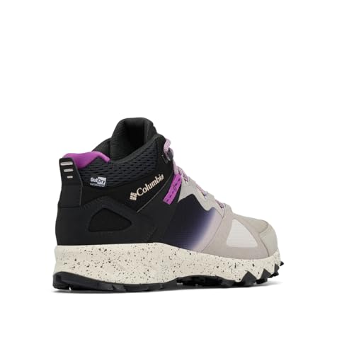 Columbia Womens Peakfreak Hera Mid Outdry Waterproof Hiking Shoe, Flint Grey/Berry Patch, 10