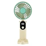 Six vitesses de ventilation : Personnalisez votre confort grâce Pour aux six vitesses de ventilation réglables de ce mini ventilateur, pour une utilisation en toute situation