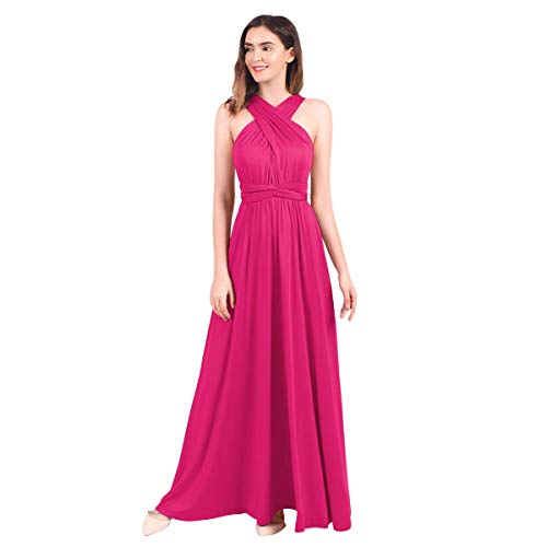 Image of Women Transformer Multi Way Bandage Dress Convertible Bridesmaid Gown