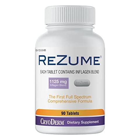 CryoDerm REZUME Tablets Full Spectrum Inflagan Blend Formula (90 Count) Cover