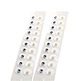 HAJHI Pressione Massaggio Agopuntura Auricolare Alla Moda Ear Seeds 20/40 Pezzi Auricoloterapia Per Donne Ragazze Invisibile Adesivo Antistress(40pcs)