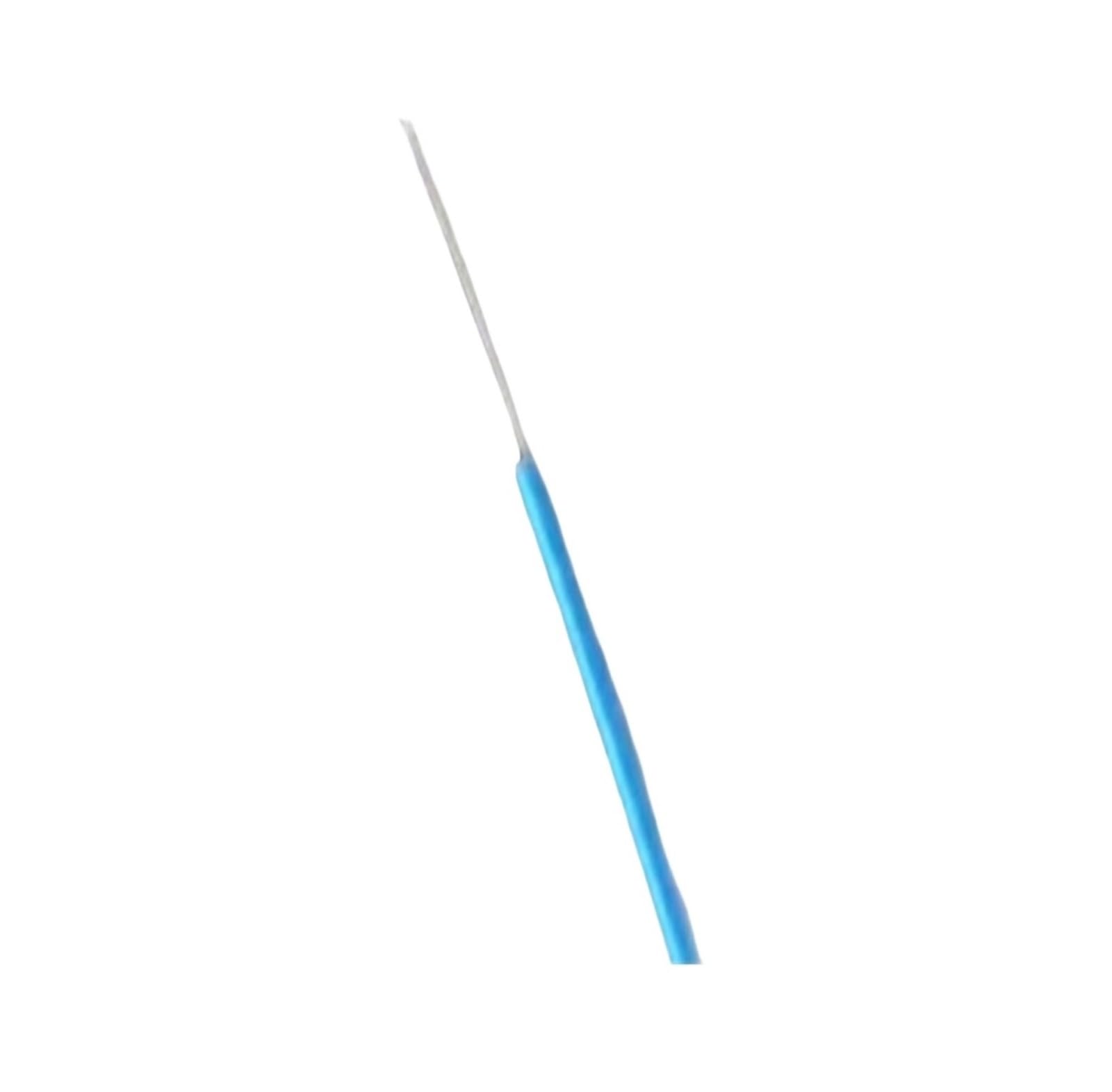Cable Electrónico De Núcleo Fino Micro Único, Cobre Chapado En Plata, 10/20/50/100/200/500M UL1423 PTFE, 32AWG(Blue,200m 32AWG)