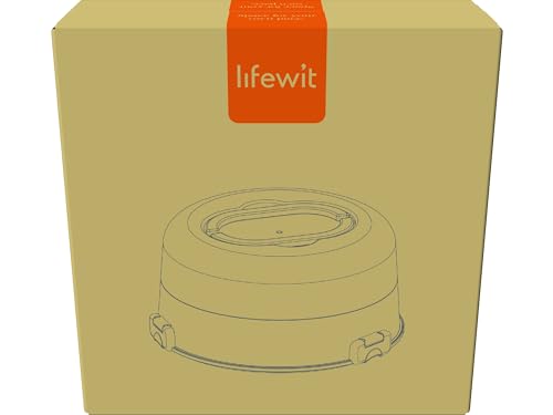 Lifewit Cake Carrier With Lid And Handle, Two Sided Cupcake Carrier Holder For 10 Inch Cake Or 9 Standard-Sized Cupcakes, Plastic Round Cake Transport Storage Container Stand For Pies And Cookies thumb #9
