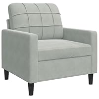 vidaXL Fauteuil 60 cm fluweel blauw, bank, eenzitsbank, zetel, zitstoel, armstoel, stoel, tv-stoel, relaxstoel, leesstoel, fluwelen bank