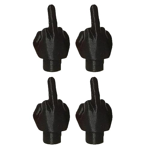 Lot De 4 Bouchons Valve Pneu Antivol | Alliage Zinc-Aluminium | Universel Voiture/Moto/Camion