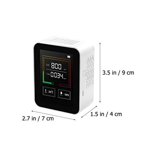 NICEXMAS Detector de Gás Branco Detector de Qualidade Do Ar de Propano Testador de Alarme de Gás de