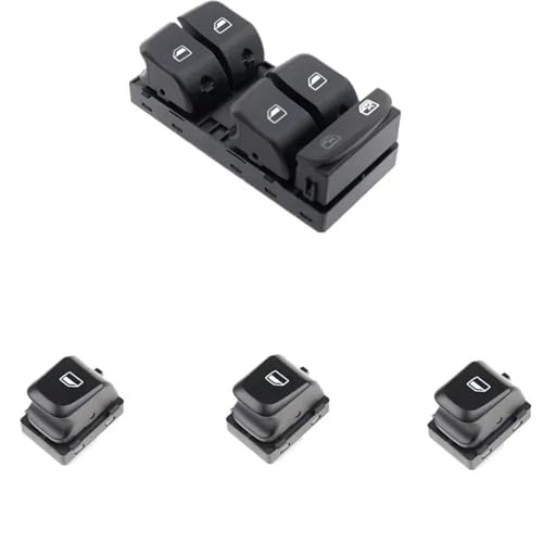 Bouton de lève-vitre premium pour Audi A4 S4 A5 Q5 | Finition origine 8KD959855