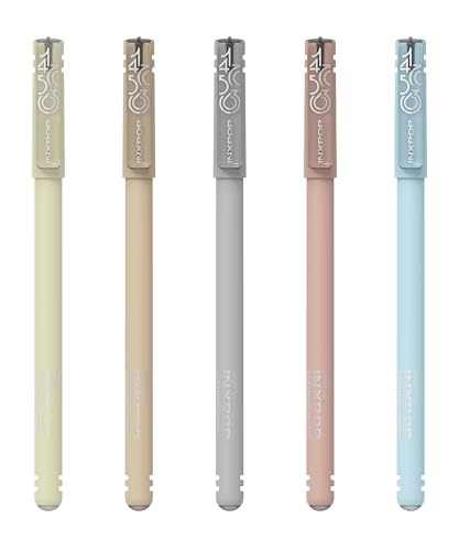Image of Doms INXPOP Ball Pen| 0.7mm Needle Tip | ULV Ink Technology | Break Free & Smooth Writing | PACK of 10 Ball pens | Blue Ink colour |