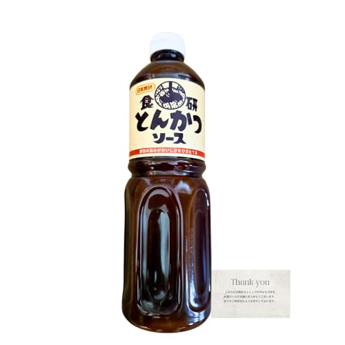 食 研 とんかつソース 1.1KG とんかつ コロッケ メンチカツ 揚げ物に 業務用サイズ サンクスカード付