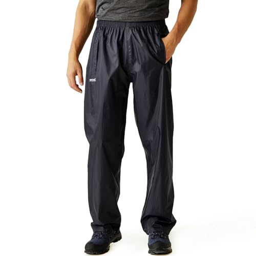 Regatta Pantalón Stormbreak Impermeable Overtrousers, Hombre, Navy, L