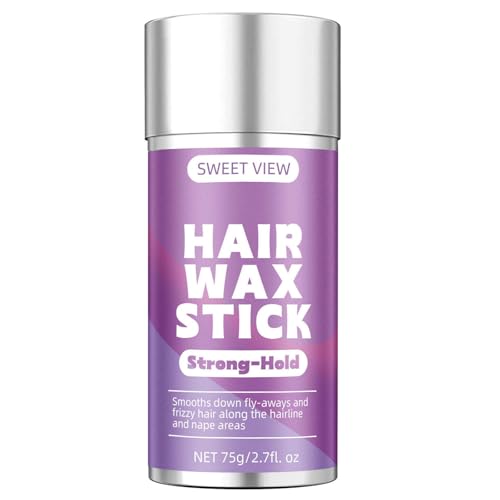 SWEET VIEW Hair Wax Stick, Slick Back Hair Pomade/Balm/Gel for Tame Flyaways, Frizz, Sleek...