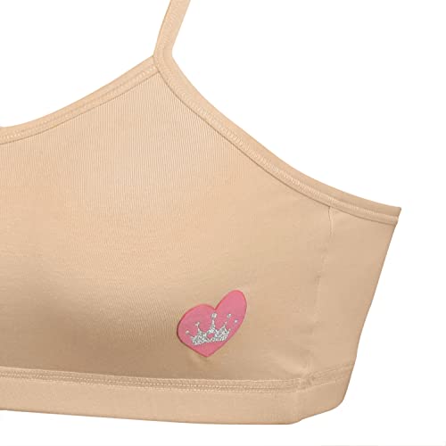 Image of Sillysally Pack of 3 Girls Beginners Bra | Sport Bra Non Padded Non Wired /Double Layered Fabric /Combo Set